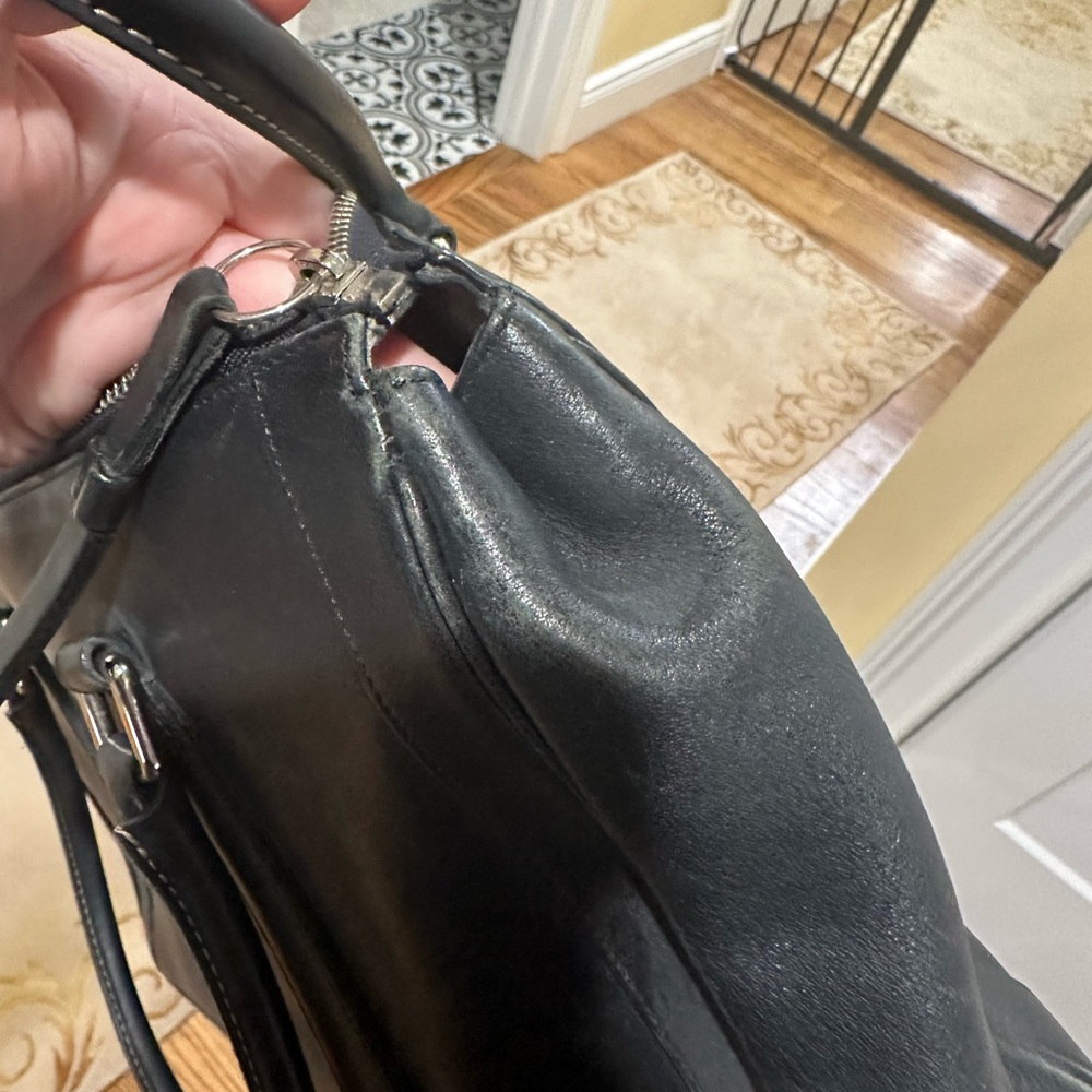 Black Vintage Coach Purse - Picture 6 of 7